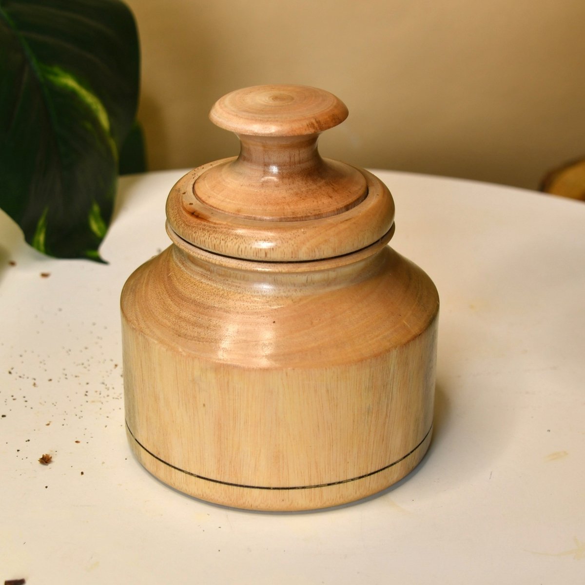 Wooden Storage Jar -Wooden utensil-Sowpeace-Sowpeace Premium Wooden Storage Jar for Elegant Organization. -Wooden utensil-Sowpeace-Sowpeace Premium Wooden Storage Jar for Elegant Organization.-Wood-WSJR-WDU-TT-Sowpeace-Wood-WSJR-WDU-TT-Sowpeace