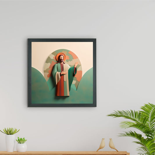 Words of Hope: Jesus Wall Art -Wall painting-Chitran by sowpeace-Words of Hope: Jesus Wall Art-CH-WRT-JS-Sowpeace